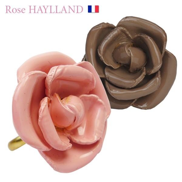 指輪 リング バラモチーフ シンプル ナチュラルリング カラフル レディース フランス製 かわいい ギフト 【ROSE HAYLLAND】ローズハイランド＜野ばら＞