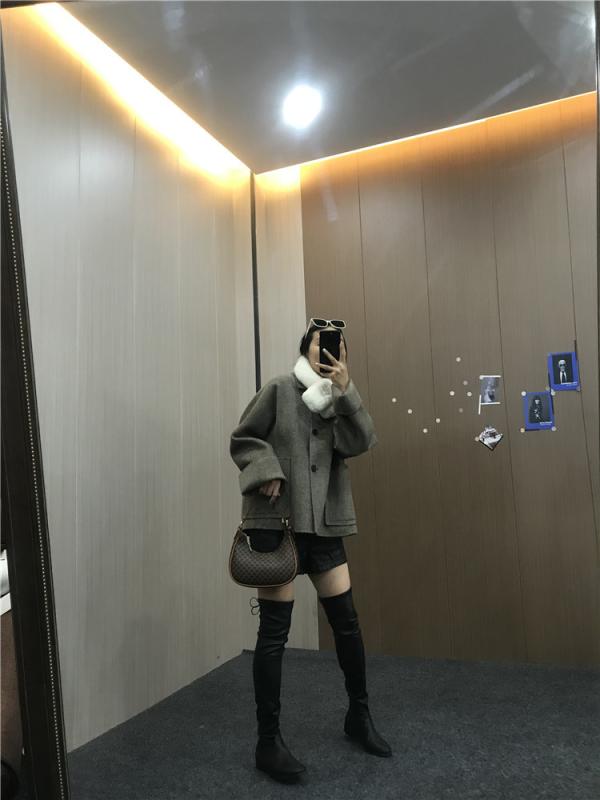 ロングコート レディース 秋冬 ウール ラグラン袖 スリムシルエット カジュアル 普段使い 暖か 軽量 コーディネートしやすいx2