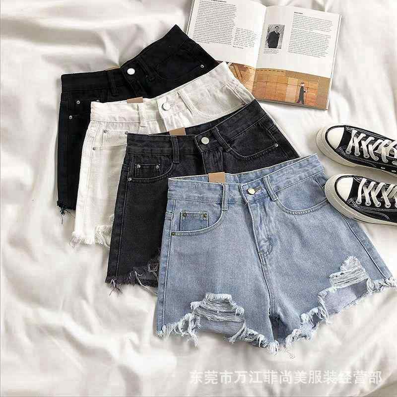 デニム ショートパンツ レディース 夏用 ハイウエスト Aライン ワイドレッグ ストレート 伸縮性 スリム 小柄対応 カジュアル 普段使い 軽量 接触冷感