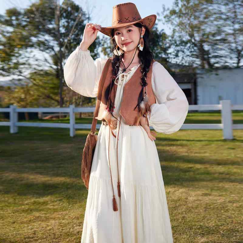ワンピース レディース 春 フランス風 リゾート 紐付き ロングスカート ゆったり ラフ 小柄 かわいい ドレス 軽やか シルエット