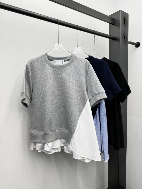 Tシャツ 短袖 ゆったり カジュアル 切り替え プリーツ 軽量コットン 春夏 吸湿速乾 ビッグシルエット 普段使い メンズ
