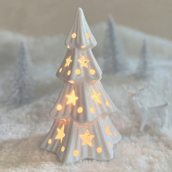 楽天市場】sen ツリーのオブジェ【陶器 置物 クリスマスツリー