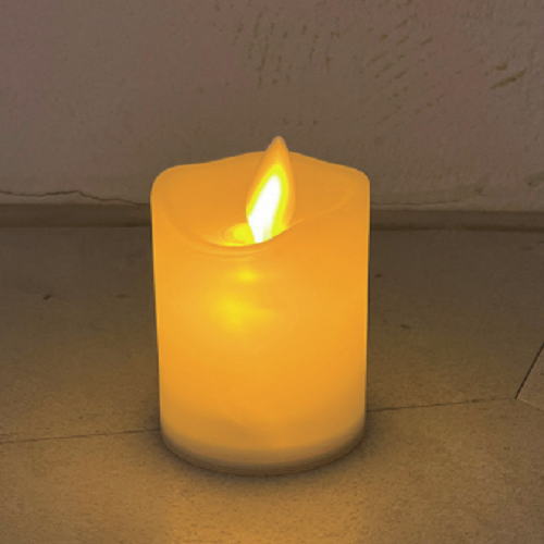 【まとめ買い割引】送料無料 イルミネボーティブ（直径5cm×高さ7.4cm)（LEDキャンドル）６個セット ボディも光るタイプ 自然な炎のゆらぎ 火を使わないLED【北海道・沖縄配送料別途】