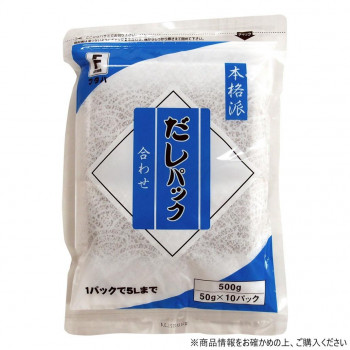 フタバ 本格派だしパック 合わせ (50g×10P)×12袋 6213