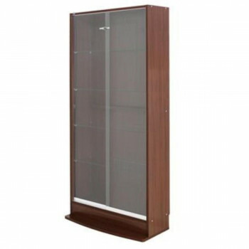コレクションラックワイド 引き戸ハイタイプ 奥行29cm本体 CR-TH8329　B・ブラウン