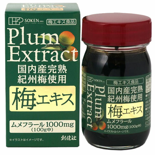 創健社 国内産生まれ育つ紀州梅100％梅抽出エキス 90g 3個書き割り