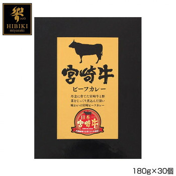 響 宮崎牛ビーフカレー 180g×30個 B3|ノースウェブ