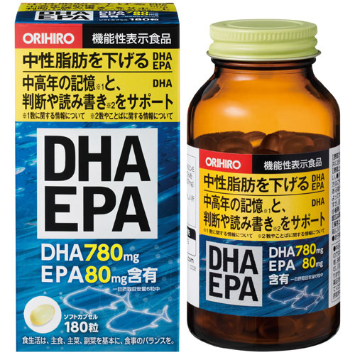 機能性表示食品 DHA＆EPA 180粒 6個セット