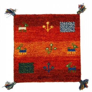 【楽天市場】ギャッベ チェアパッド GABBEH D16 約40×40cm OR 270034201：ノースウェブ