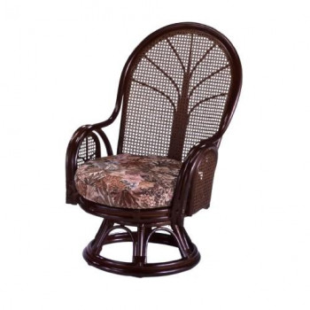 今枝商店　Romantic Rattan　籐ハイバック　回転座椅子　ハイタイプ　TK901