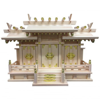 神棚の里 神棚 屋根違い三社 和 大
