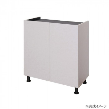 日本製組立家具 リビング収納 キャビネット CO-MD-8570T ホワイト&times;ブラック｜ノースウェブ