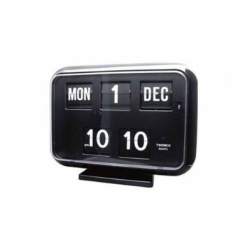 楽天市場】TWEMCO(トゥエンコ) 置き・掛け兼用 パタパタカレンダー時計