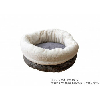 バラン ペットクッション スクエアL 54×37cm グレー 1410320135626