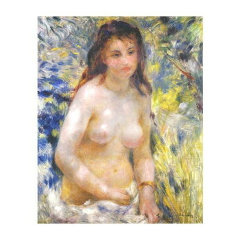 プリハード 複製画 ピエール・オーギュスト・ルノワール エチュウド・若い女のトルソ 10号 額縁X52ゴールド｜ノースウェブ