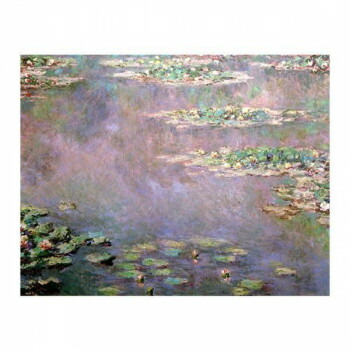 プリハード 複製画 クロード・モネ 睡蓮・水の風景 6号 額縁X52ゴールド
