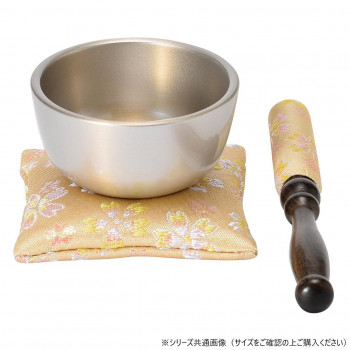 かおりんことね(琴音)りんセット りん棒4.0寸/りん2.3寸 かのん クリーム/ことね 雪 59c12372A8092