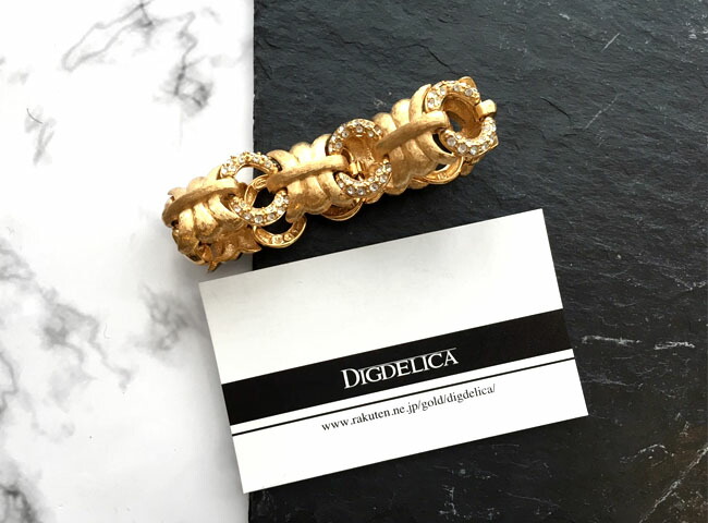 【GIVENCHY】ジバンシィ・ランジストヴィンテージブレスレットv1148【DIGDELICA】ディデリカ・中古海外UESD品 ・ジバンシー