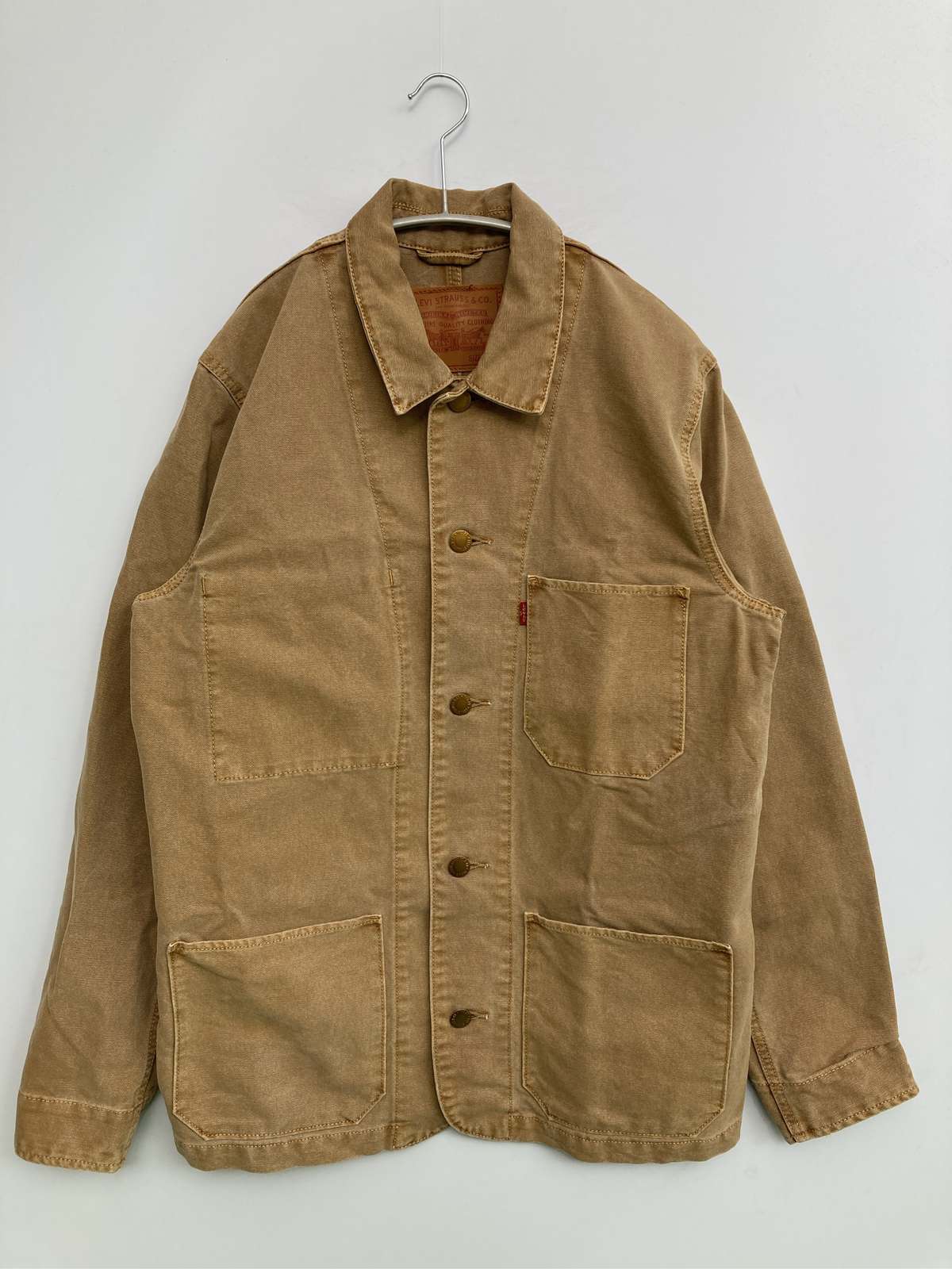 【中古】LEVI STRAUSS & CO. リーバイストラウスアンドカンパニー シャツ/ブラウス M ブラウン メンズ｜digdig 店