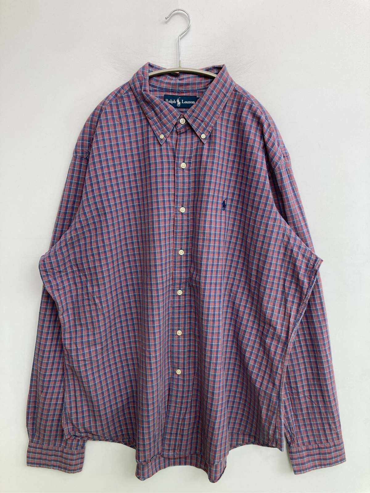 【中古】Ralph Lauren ラルフローレン プルオーバー/トップ XXL 読み合わせる柄 ワンポイント 真っただ中丈 長袖 名取り草落ちこむ メンズ