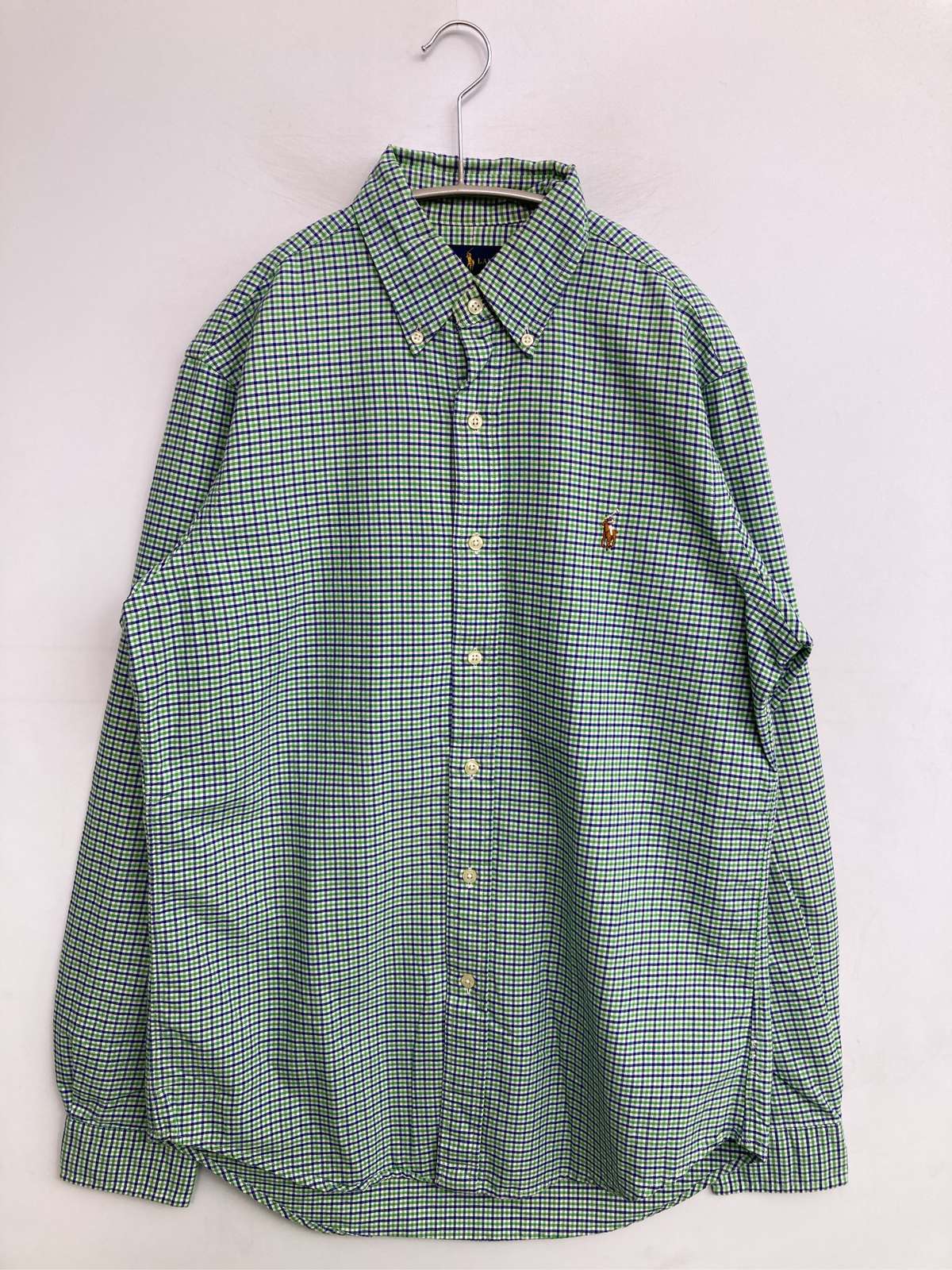 【中古】Ralph Lauren ラルフローレン プルオーバー/トップ S 綿織物 読み合わせる柄 ワンポイント ブランド名ロゴタイプ 真っただ中丈 長袖 名取り草落ちこむ メンズ