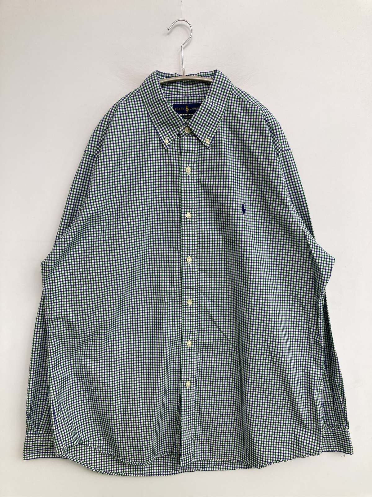 【中古】Ralph Lauren ラルフローレン プルオーバー/トップ XL TG 綿織物 照合のしるし柄 ワンポイント 真っただ中丈 長袖 名取り草落ち込む メンズ