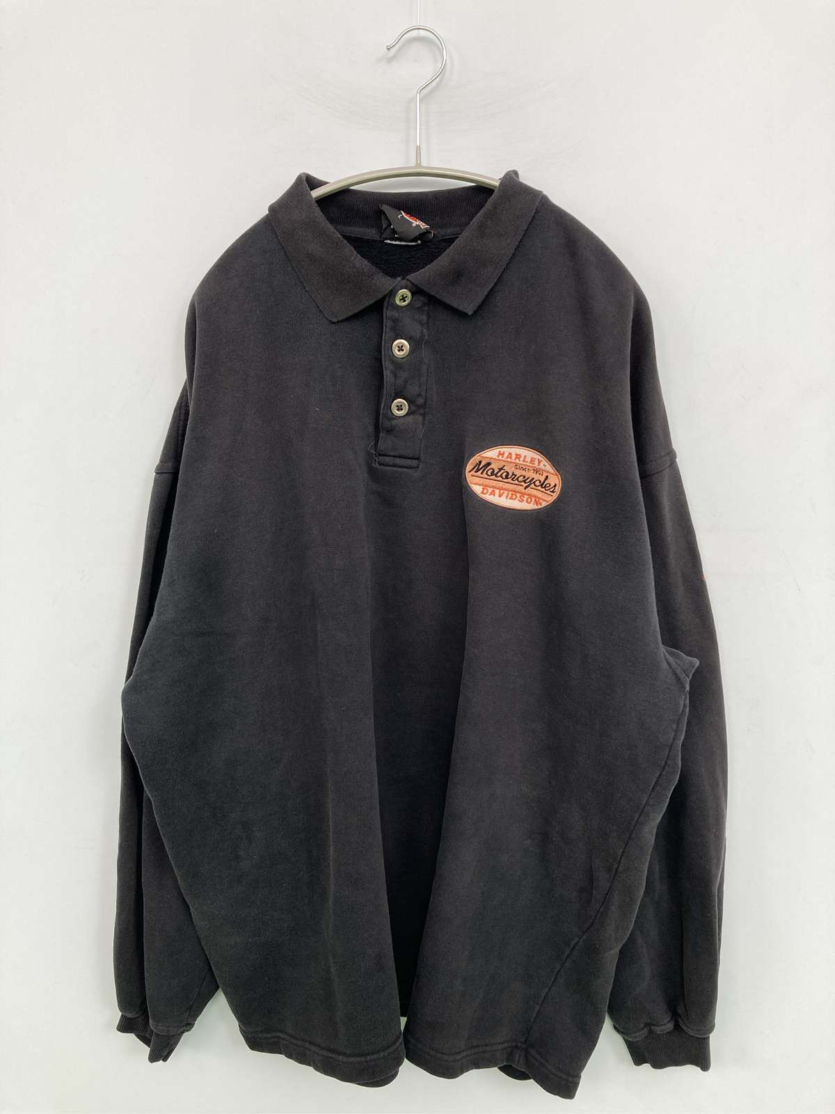 【中古】HARLEY-DAVIDSON ハーレーダビッドソン プルオーバー/トップ L 黒いこと メンズ レディース