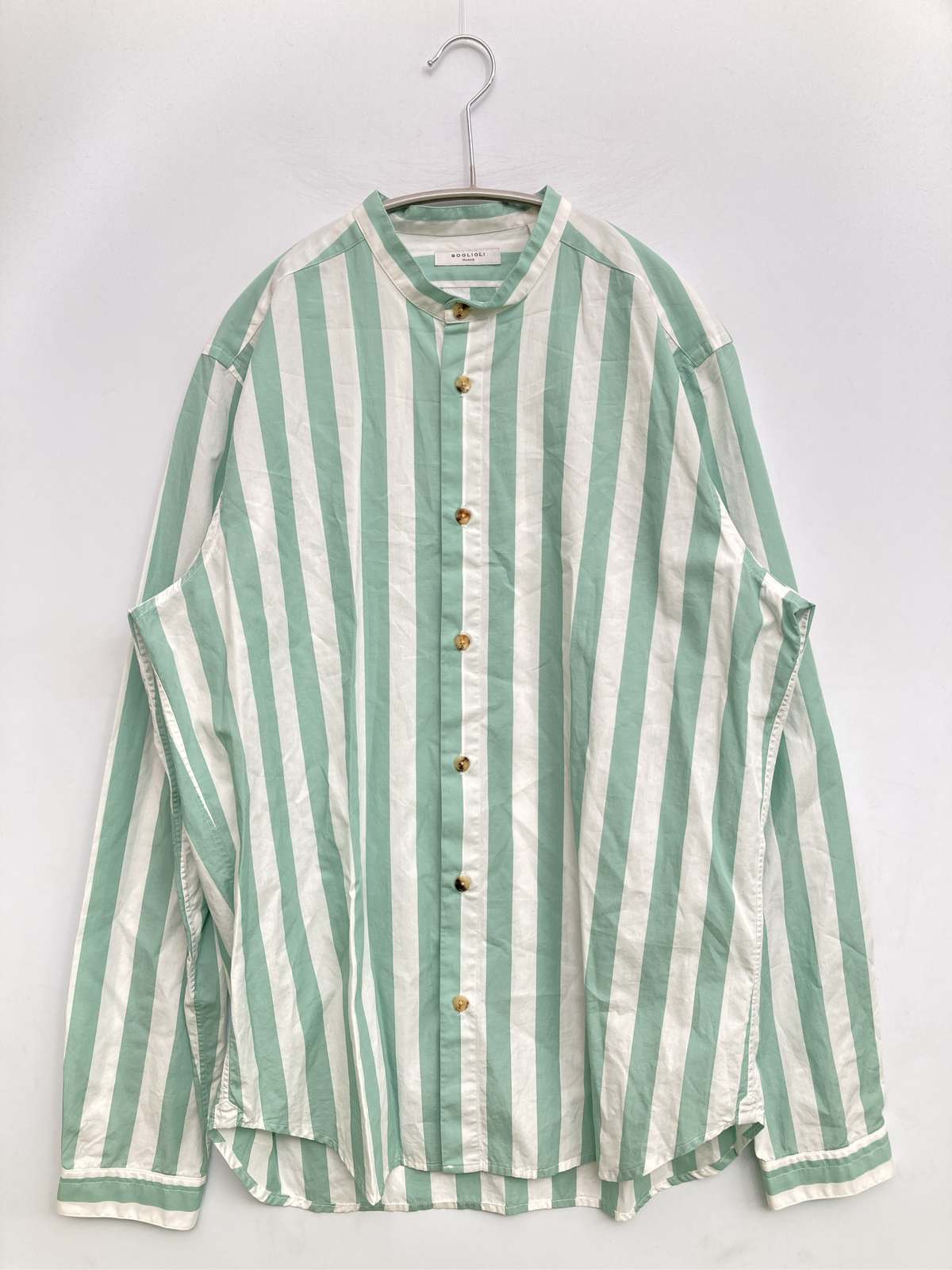 【中古】BOGLIOLI プルオーバー/トップ 40 15 3/4 緑であること メンズ