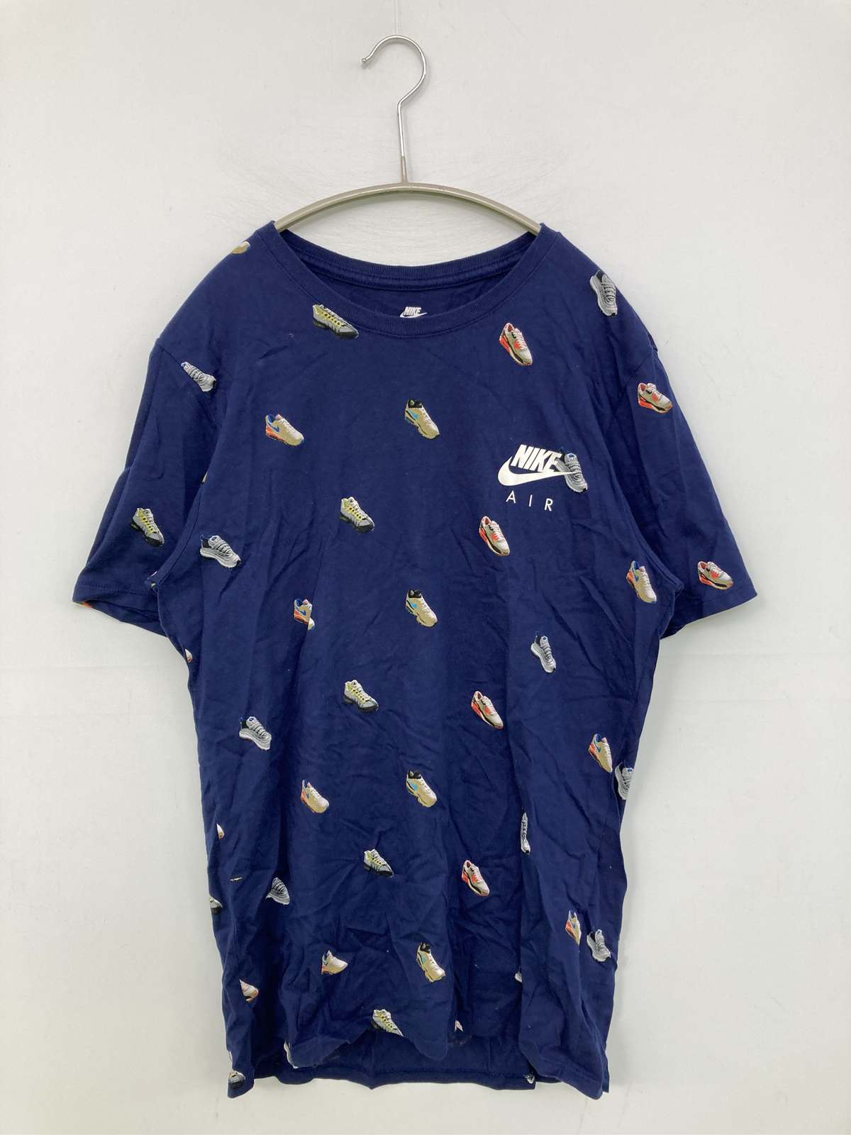 【中古】NIKE ナイキ Tシャツ/カットソー M ネイビー メンズ レディース｜digdig 店 7,703円