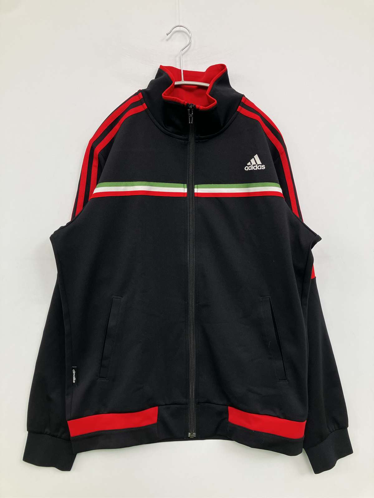 【中古】adidas アディダス ジャージ/トラックジャケット L ブラック メンズ｜digdig 店