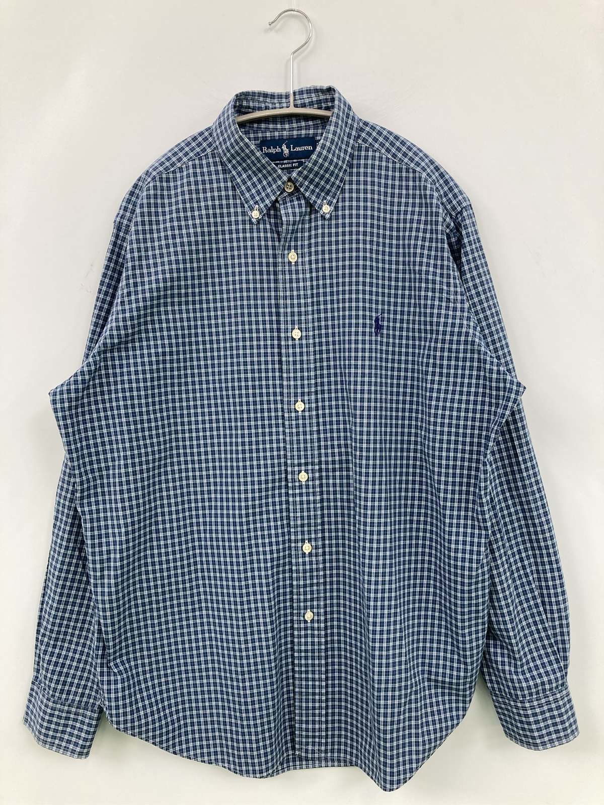 【中古】Ralph Lauren ラルフローレン シャツ/ブラウス M ネイビー メンズ｜digdig 店
