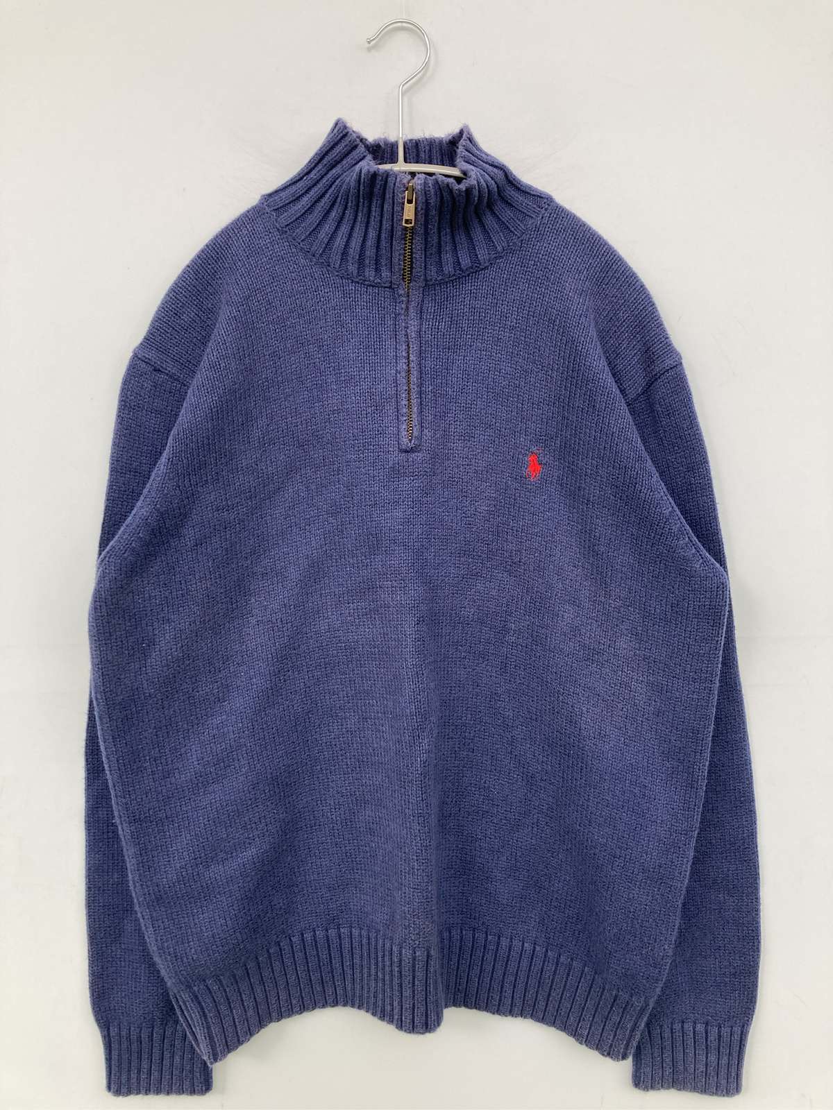 【中古】POLO ポロ 編み物/スウェーター L 米国海軍 レディース