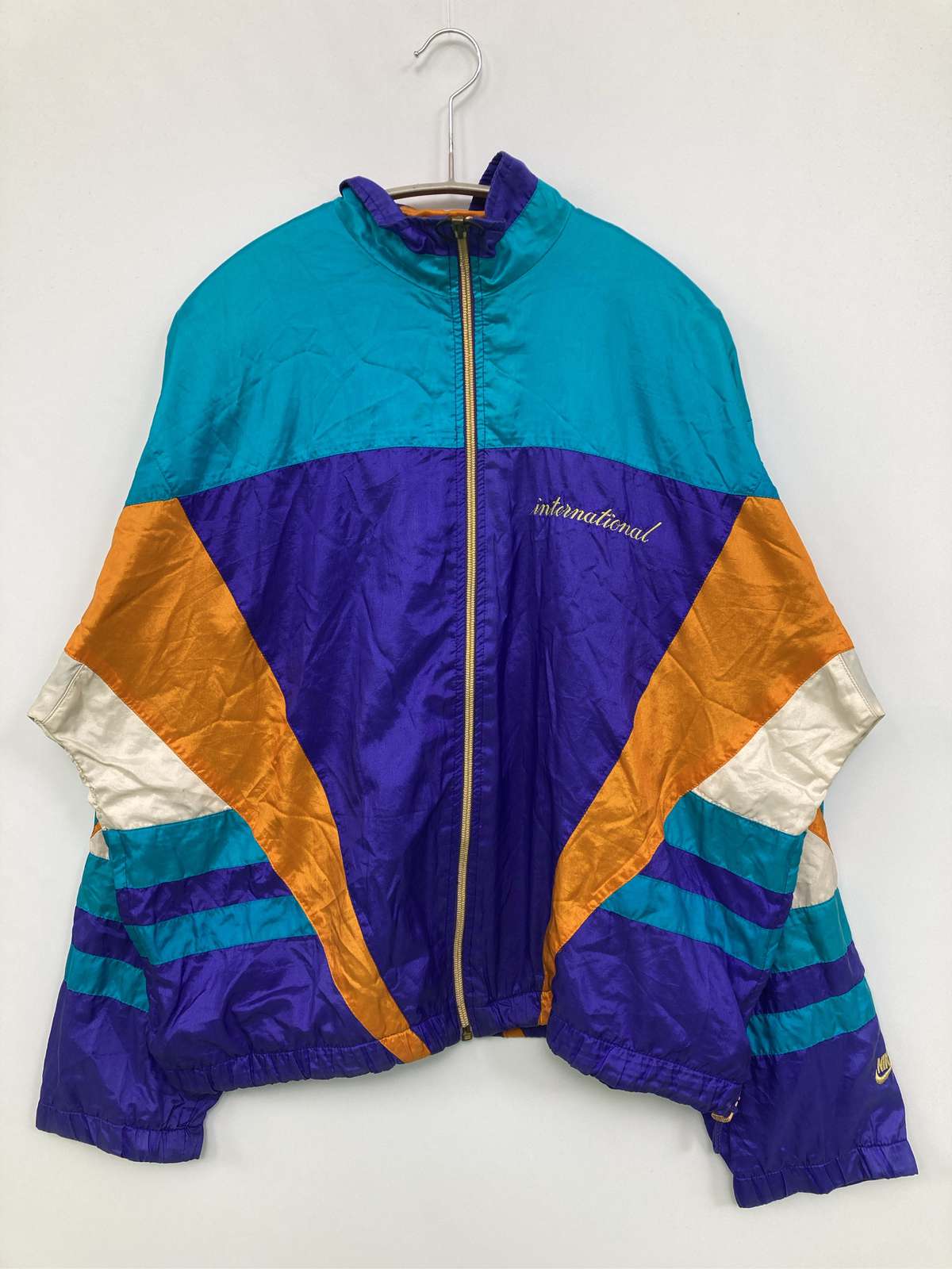 【中古】NIKE ナイキ ナイロン上衣 青色 メンズ レディース