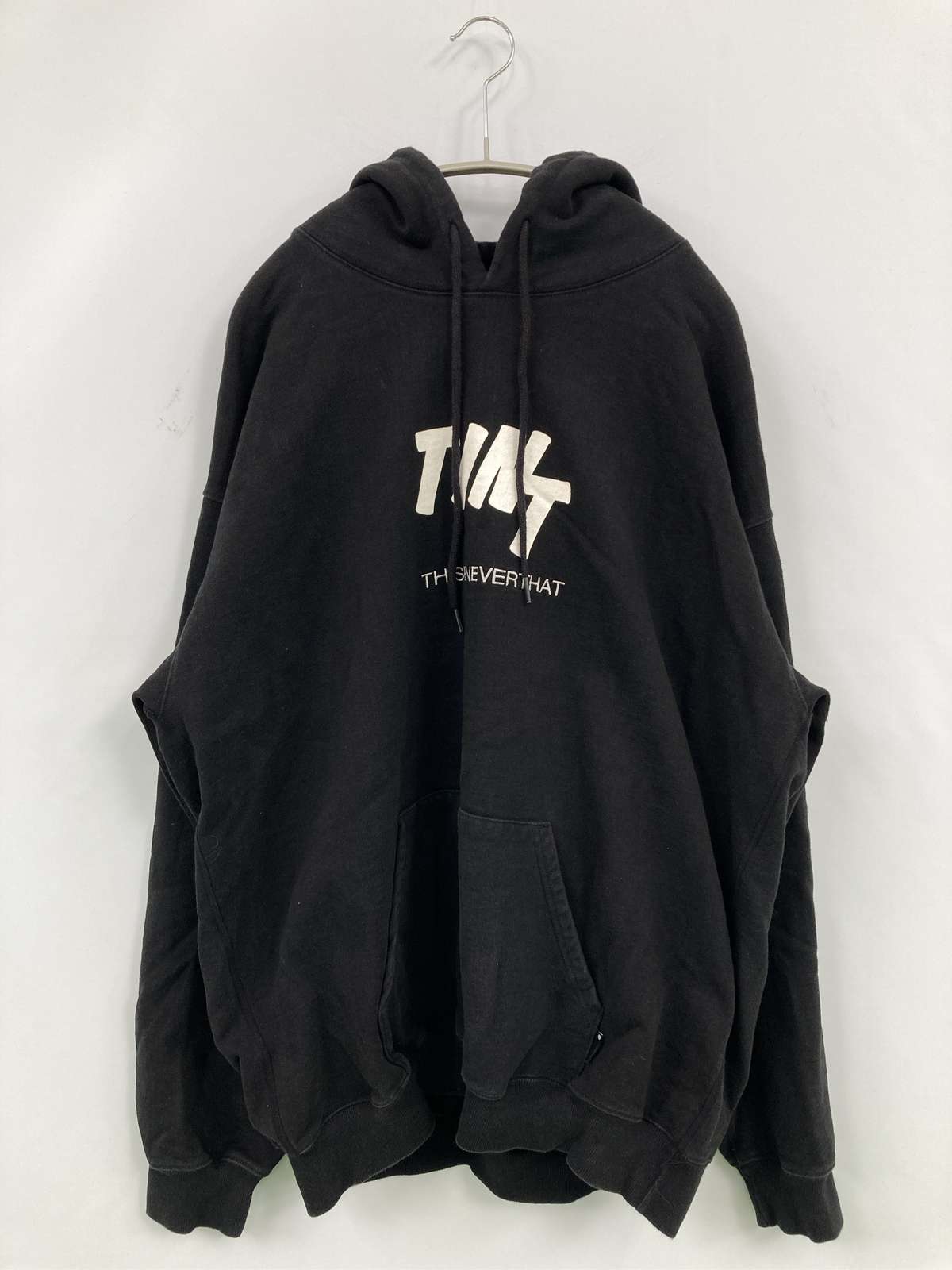 【中古】thisisneverthat ディスイズネバーザット パーカー L 黒いこと メンズ レディース