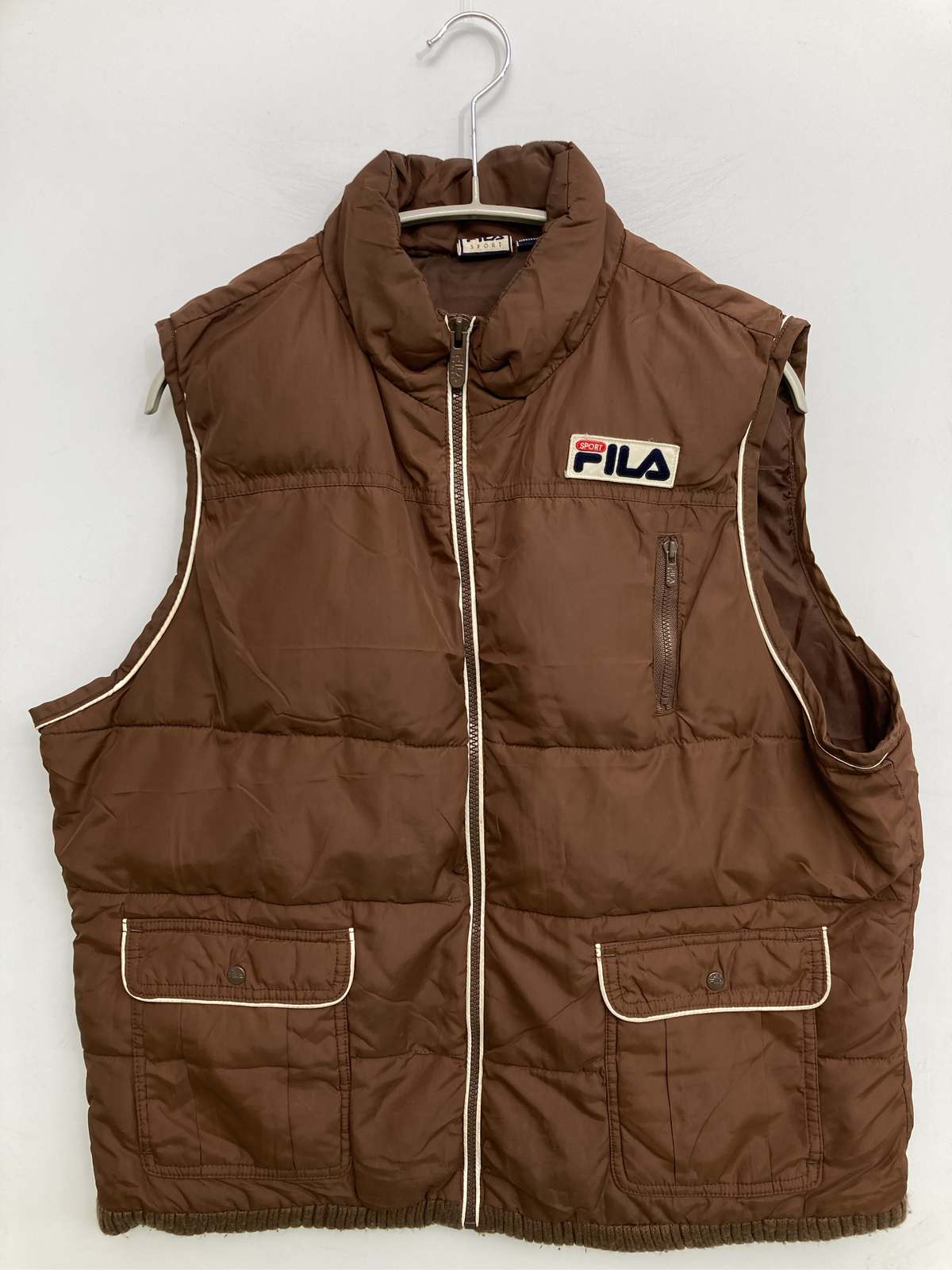 【中古】FILA フィラ 落ち込む限りない XL 赤銅色 メンズ