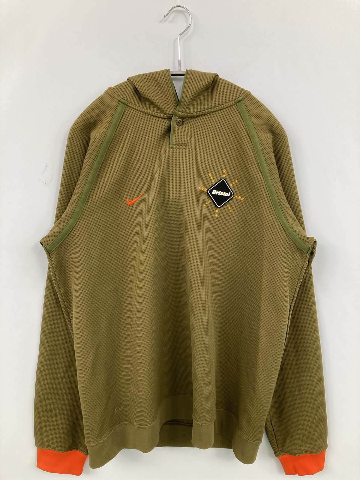 【中古】NIKE ナイキ パーカー LARGE カーキ メンズ｜digdig 店