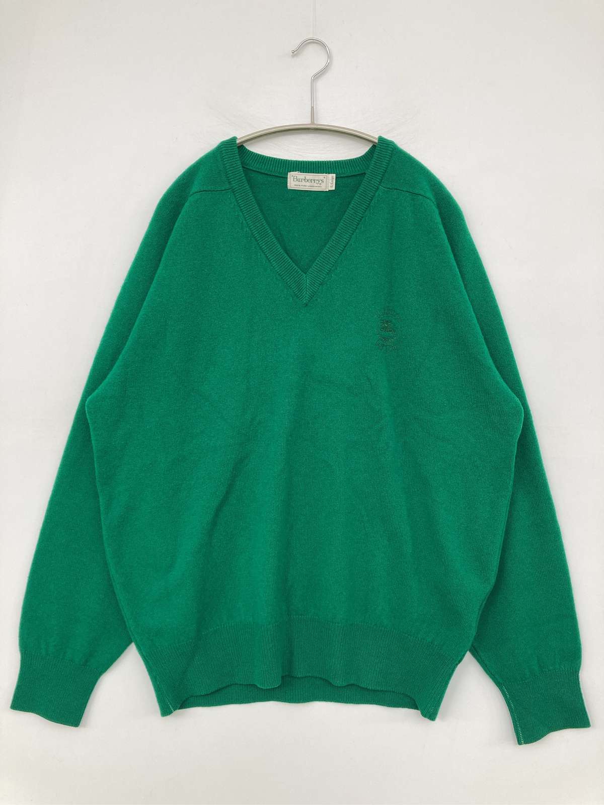 【中古】Burberrys バーバリーズ ニット/セーター L グリーン メンズ｜digdig 店