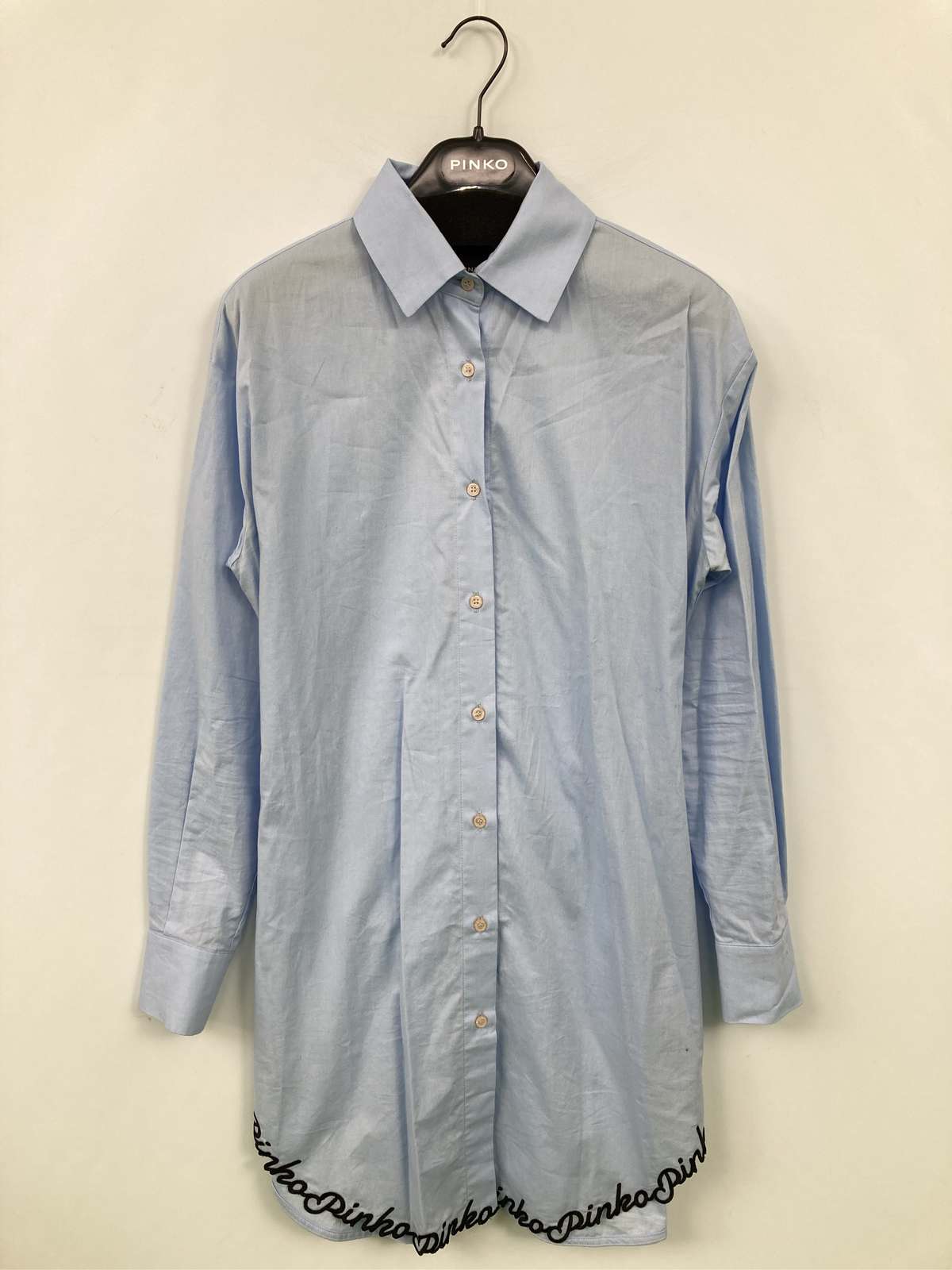 【中古】PINKO ピンコ シャツ/ブラウス スカイブルー レディース｜digdig 店