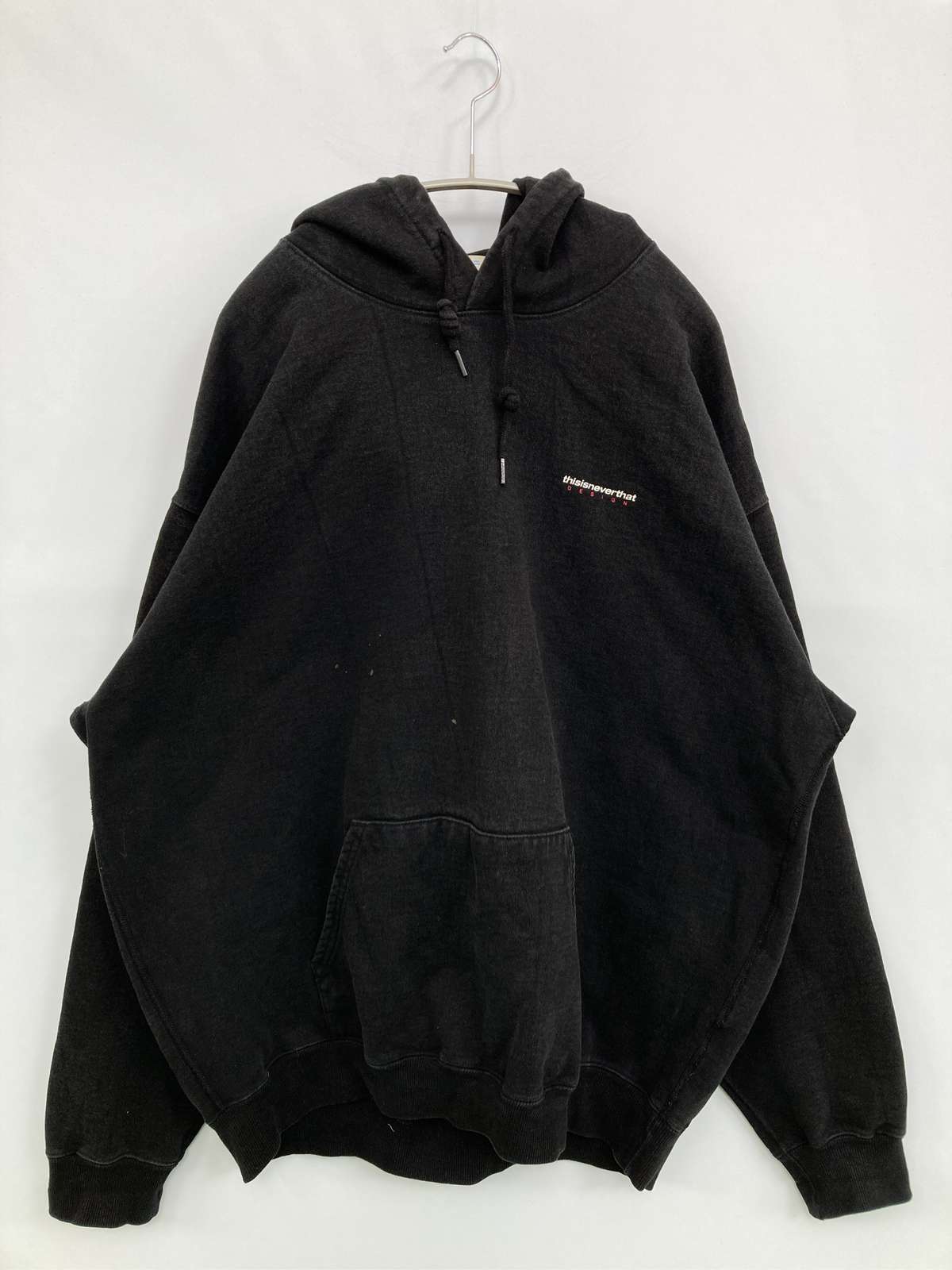 【中古】thisisneverthat ディスイズネバーザット パーカー XL 黒いこと メンズ レディース