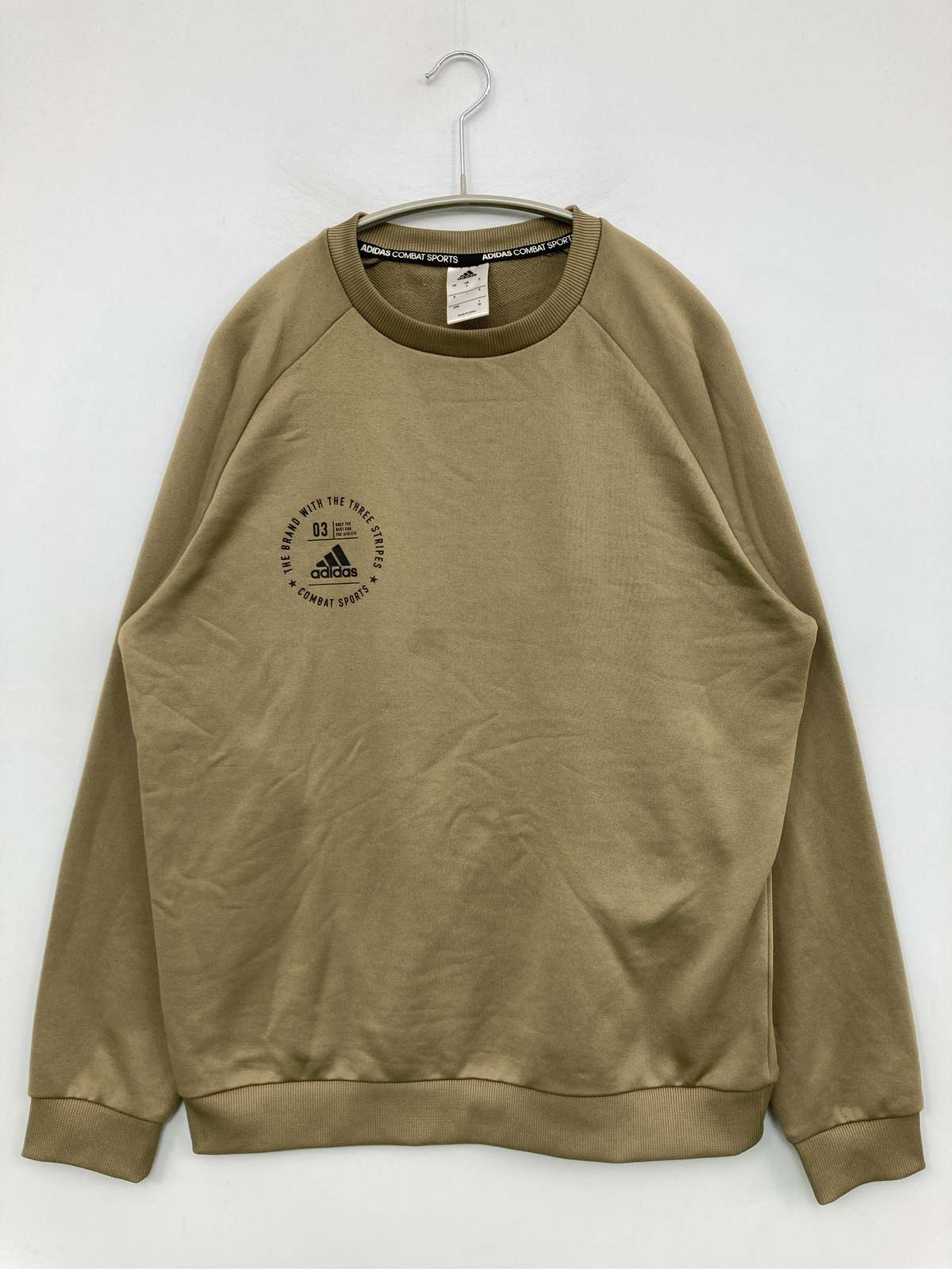 【中古】adidas アディダス 汗水 M カーキ メンズ