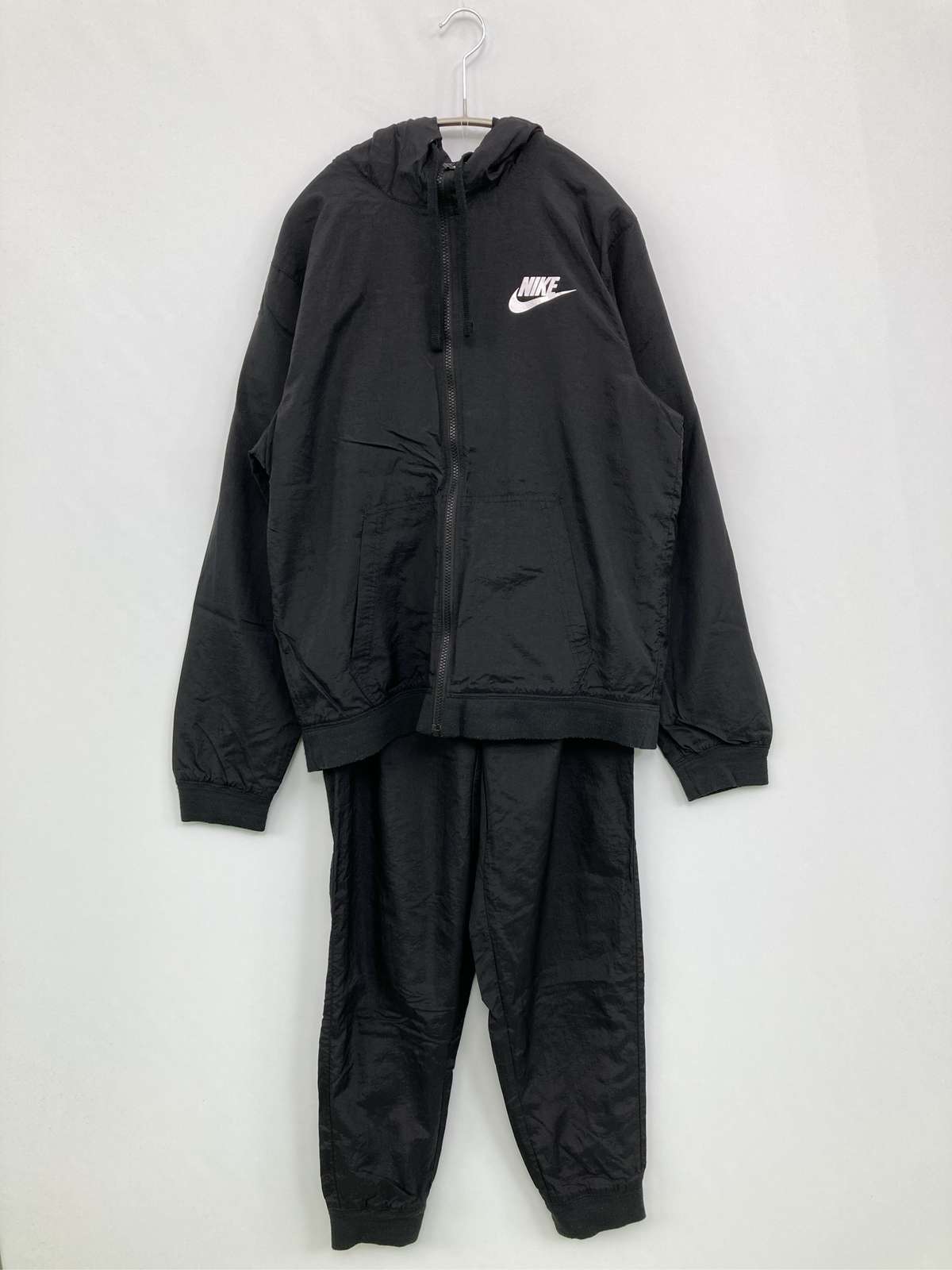 【中古】NIKE ナイキ ナイロン上衣 M 黒いこと メンズ