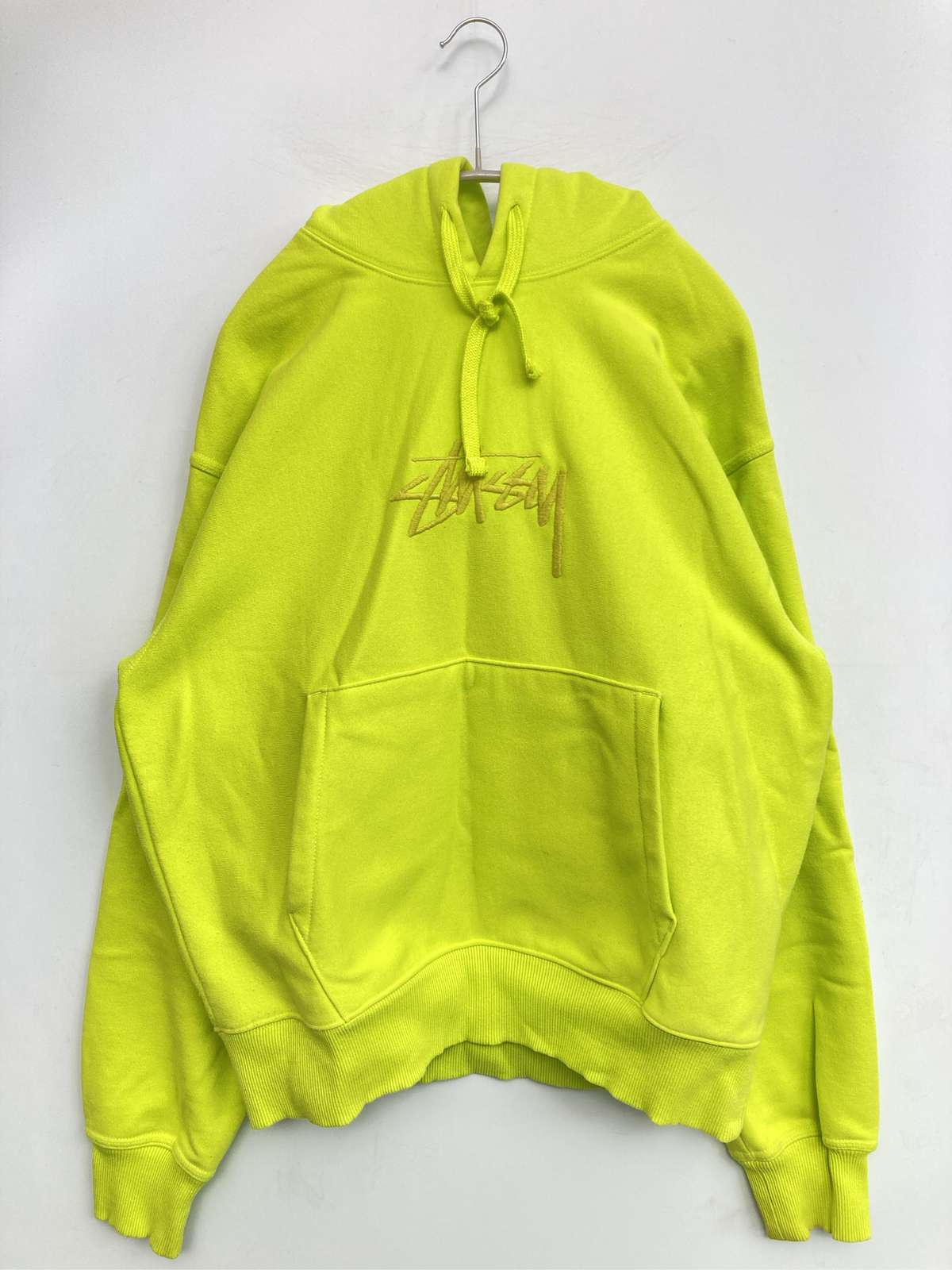 【中古】stussy ステューシー パーカー S イエロー メンズ|digdig 店