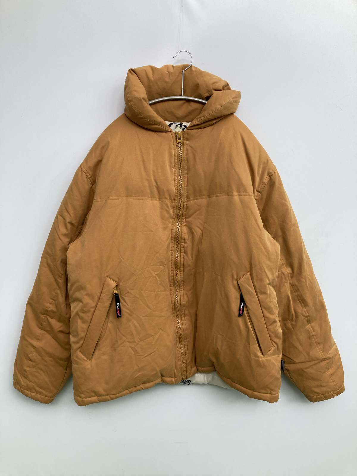 【中古】落ちこむ上衣/厚地の外套 赤銅色 メンズ