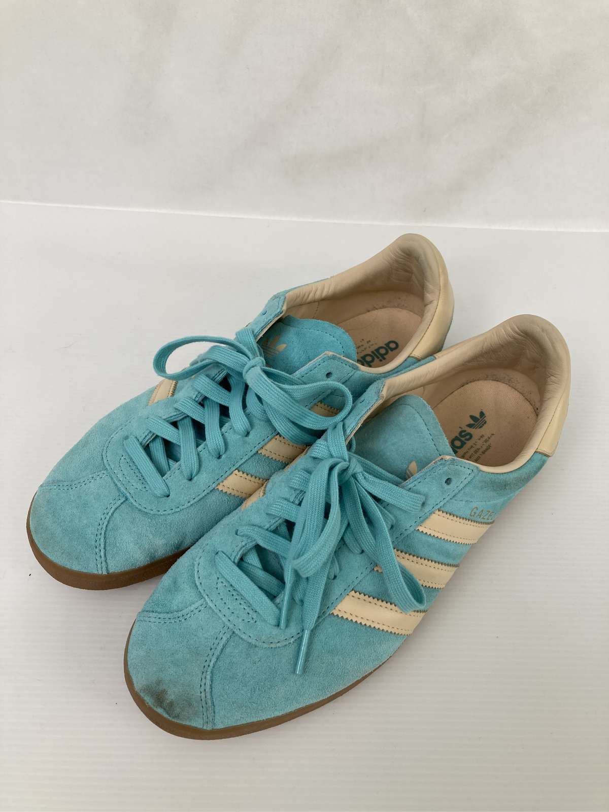 【中古】adidas アディダス スニーカー JP 280 天の原青色 メンズ レディース