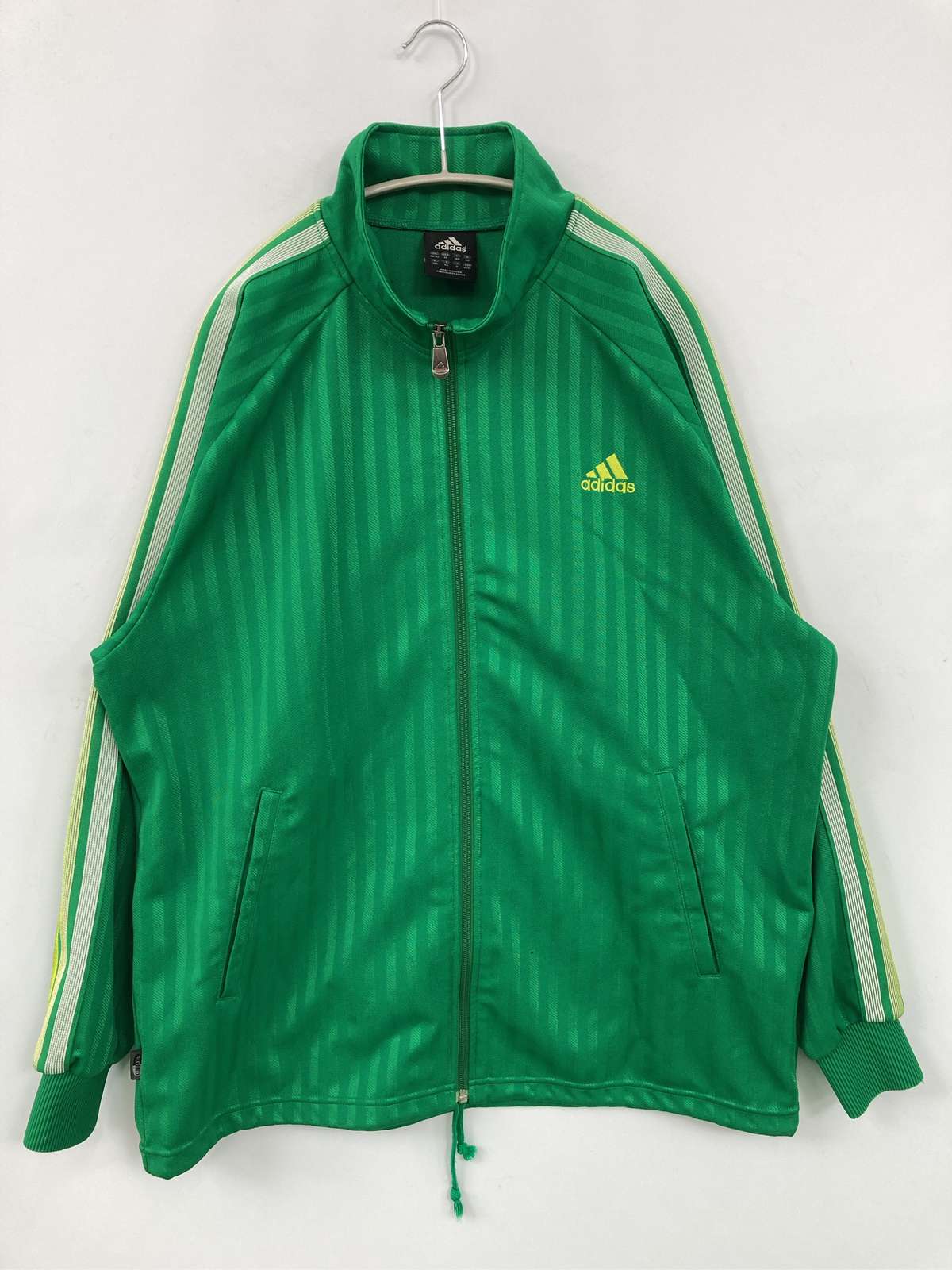【中古】adidas アディダス ジャージ/トラックジャケット M グリーン メンズ レディース｜digdig 店