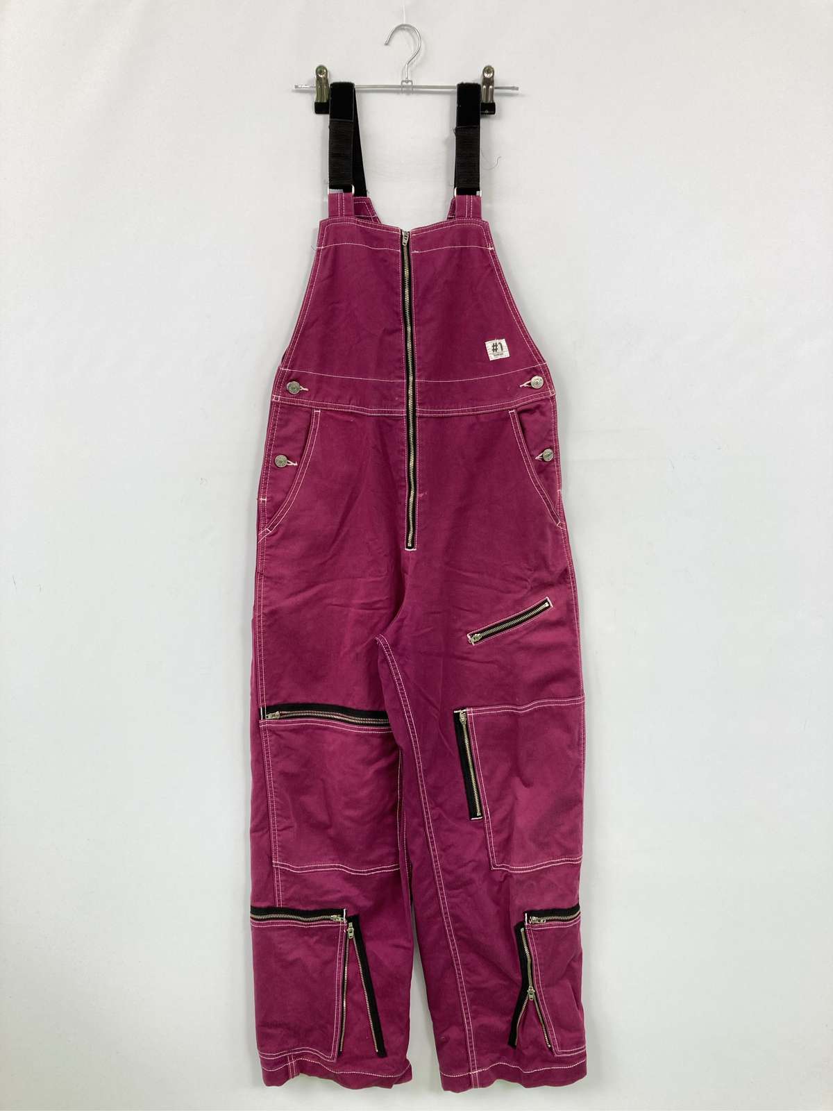 【中古】X-GIRL エックスガール サロペット/オーバーオール 1 ピンク レディース｜digdig 店