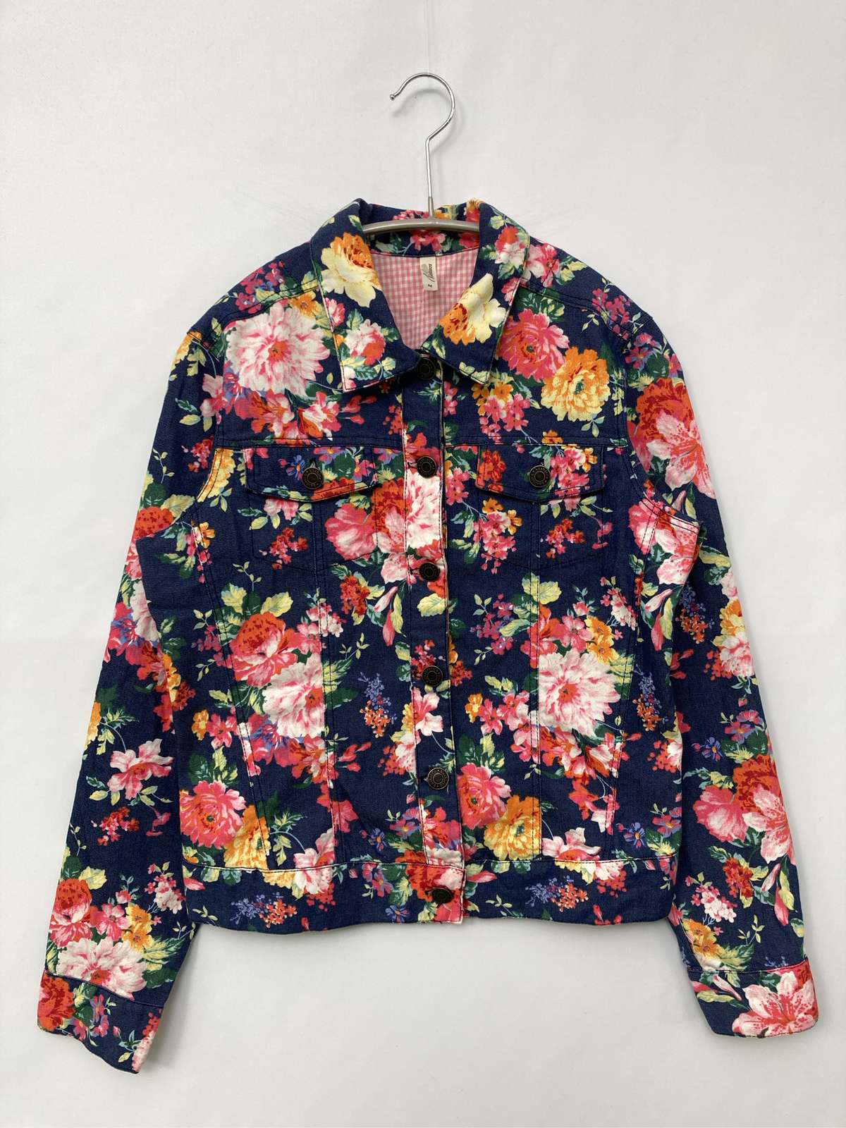 【中古】KASHIECA ジーンズ上衣 M 花柄・ボタニカル柄 ボンネットなし 名取り草留め レディース