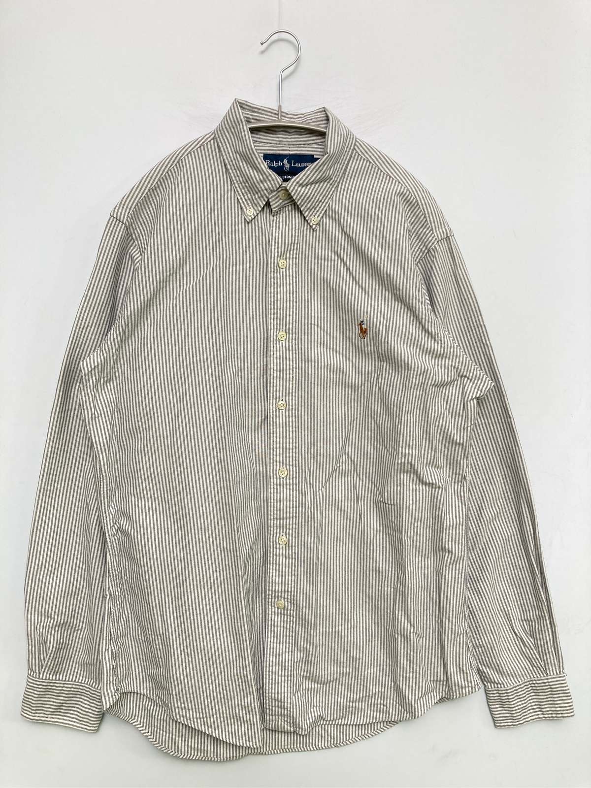 【中古】Ralph Lauren ラルフローレン シャツ/ブラウス M グレー メンズ レディース｜digdig 店