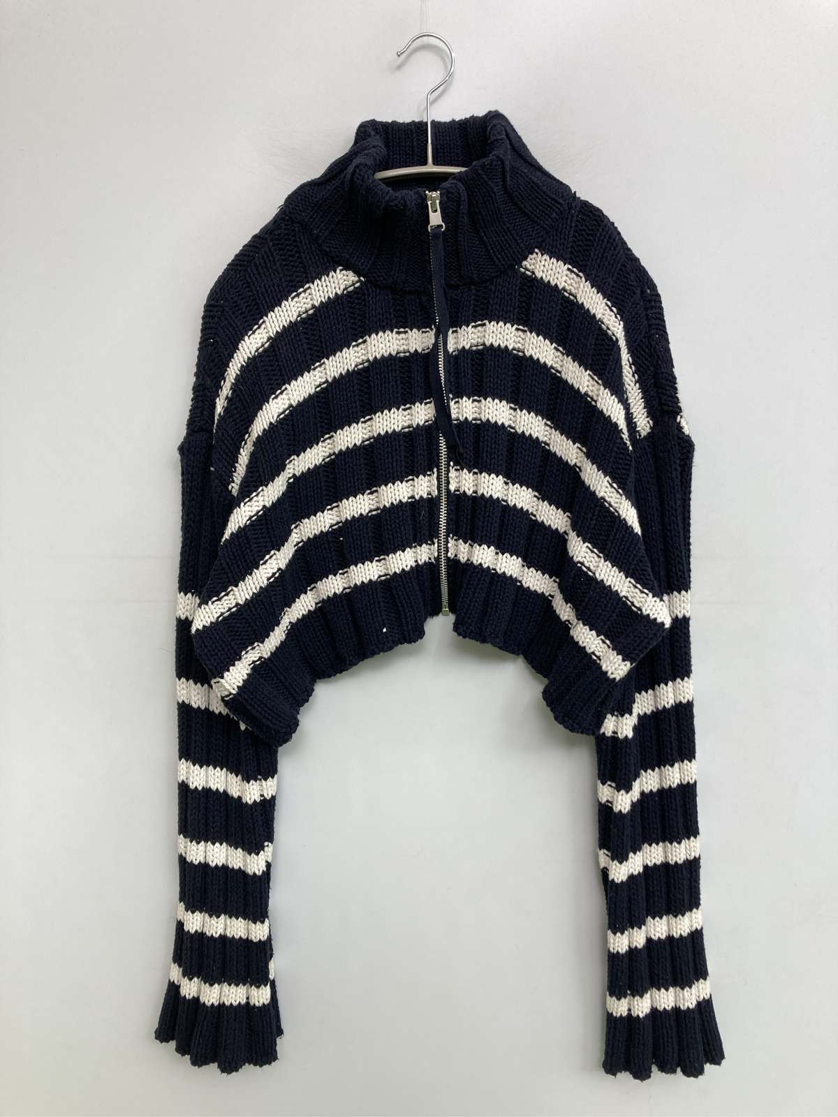 【中古】ZARA ザラ 編み物/スウェーター M 黒いこと 羊毛・編み物 編み物 間借り人柄 遊撃手丈 真っただ中丈 長袖 タートルネック/ハイネック レディース