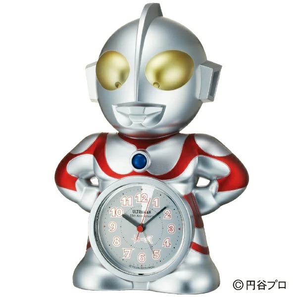 Seiko セイコー 目覚まし時計 ウルトラマン キャラクター型 Jf855a 配送員設置送料無料